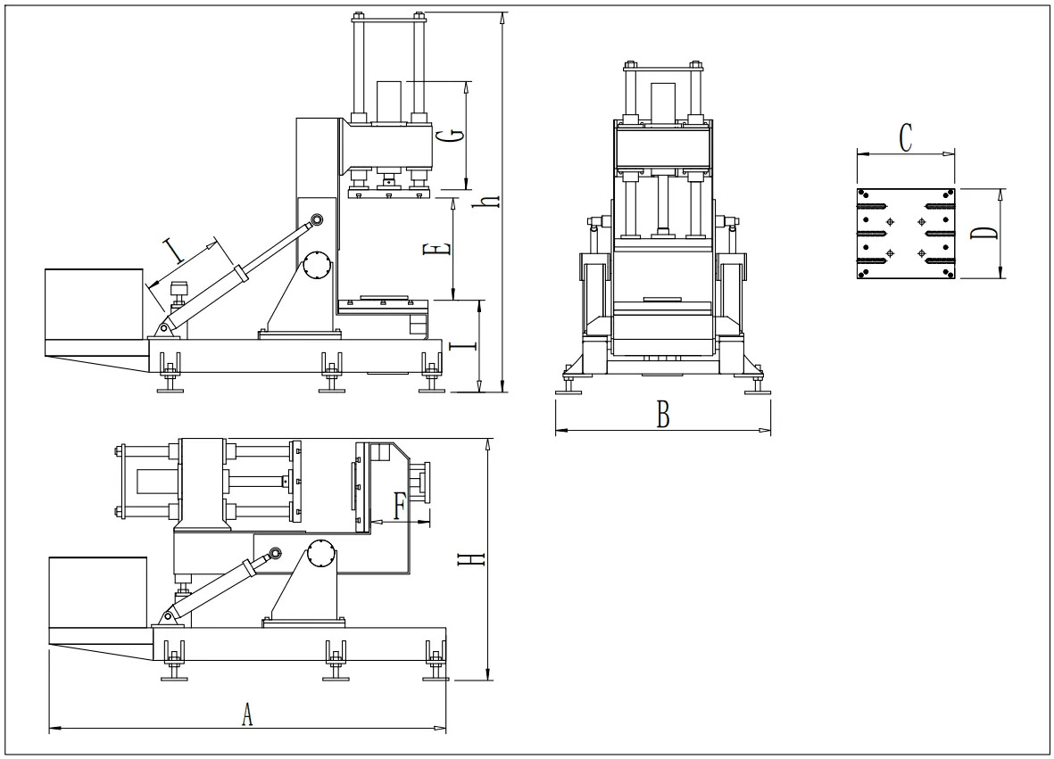 Machine de coulée par gravité de type C